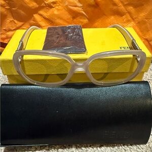 Fendi Beige Women's Sunglass frames